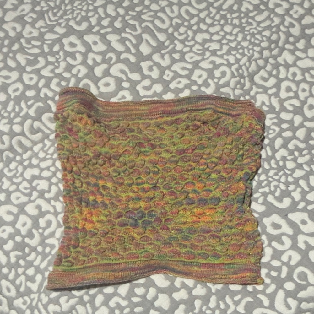 Urban Outfitters Multicolor Knit Tube Top